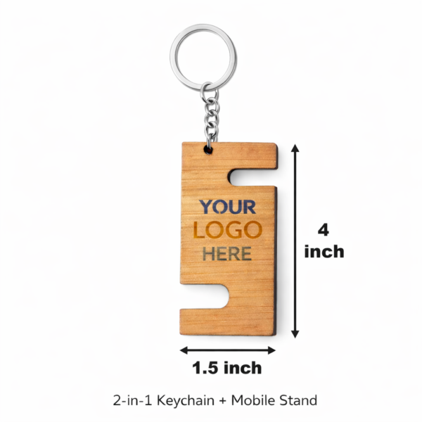 custom printed mobile stand keychain for gifting & branding