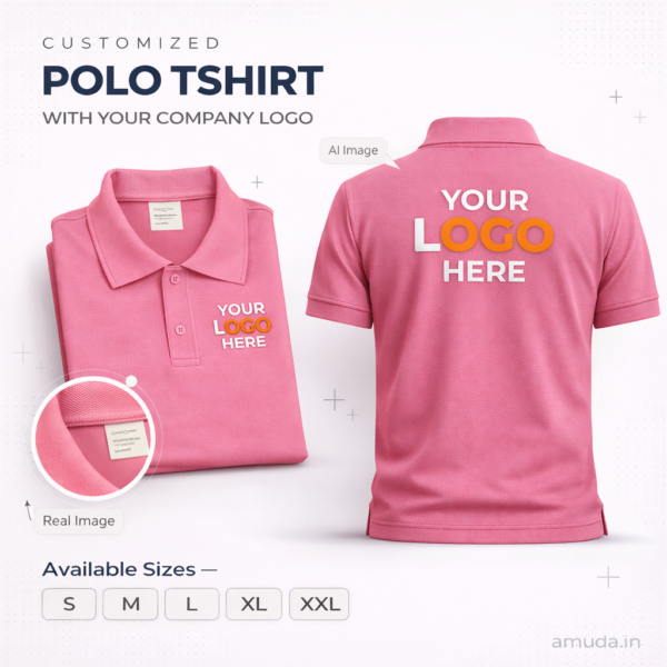 customized corporate polo t shirt | custom logo polo t shirts for corporate gifting