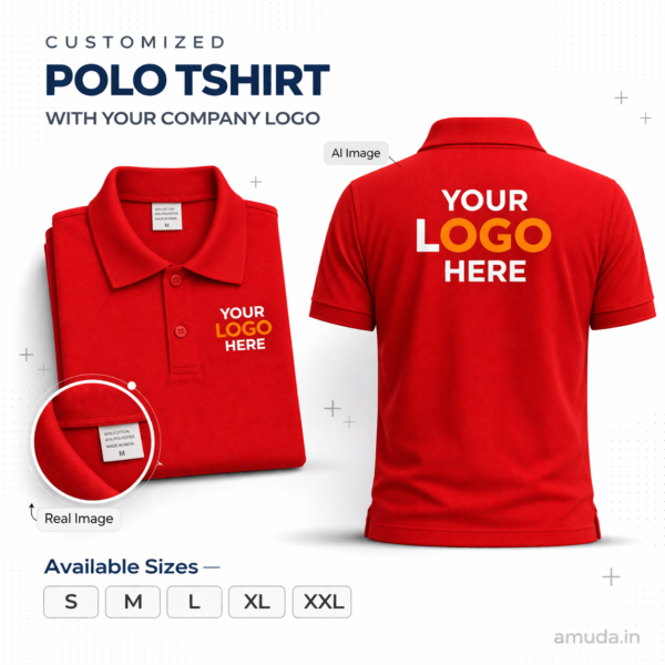 customized corporate polo t shirt | custom logo polo t shirts for corporate gifting