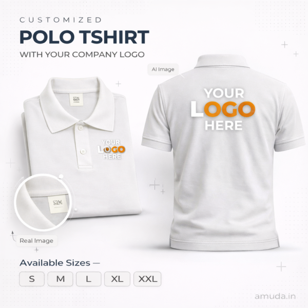 customized corporate polo t shirt | custom logo polo t shirts for corporate gifting