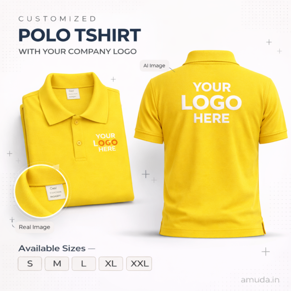customized corporate polo t shirt | custom logo polo t shirts for corporate gifting