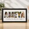 personalized name photo frame (3d letter design)