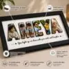 personalized name photo frame (3d letter design)